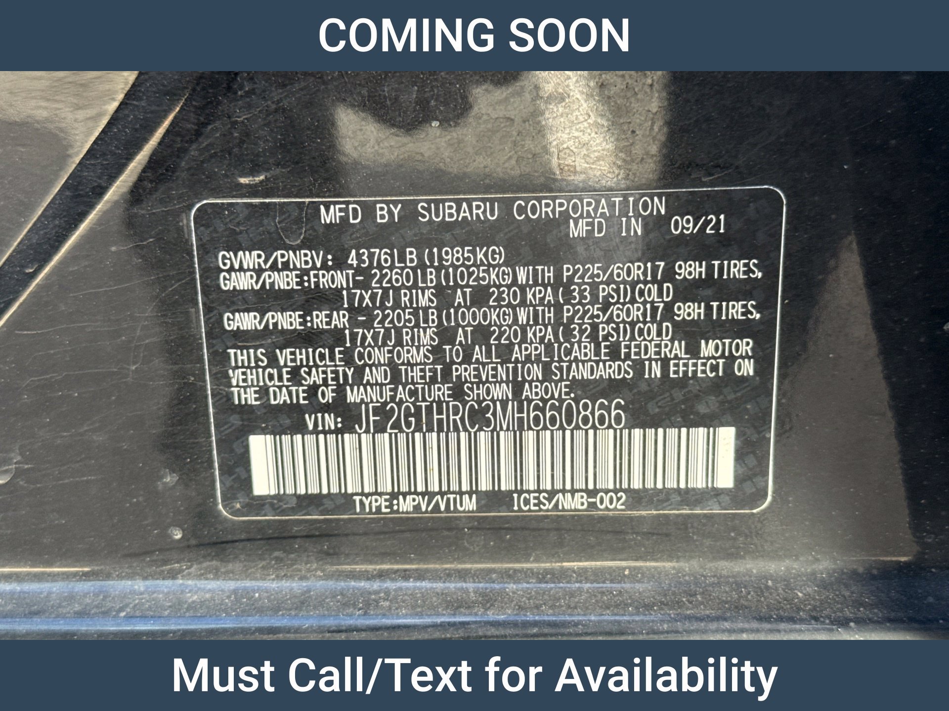 Used 2021 Subaru Crosstrek 2.5i Sport AWD/4WD image 14