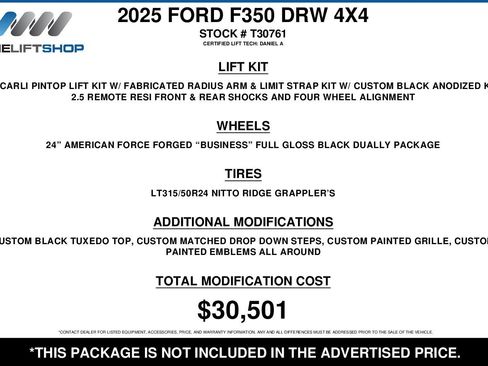Used 2025 Ford F350 Platinum image 2