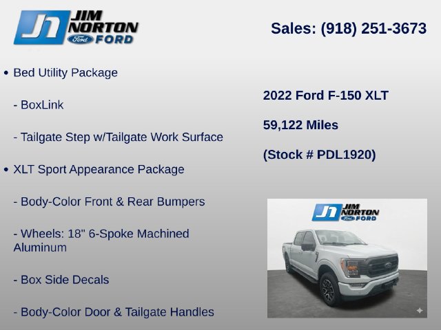 Used 2022 Ford F150 XLT w/ Equipment Group 302A High AWD/4WD image 16
