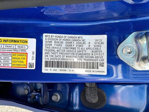 Certified 2024 Honda Civic LX image 19