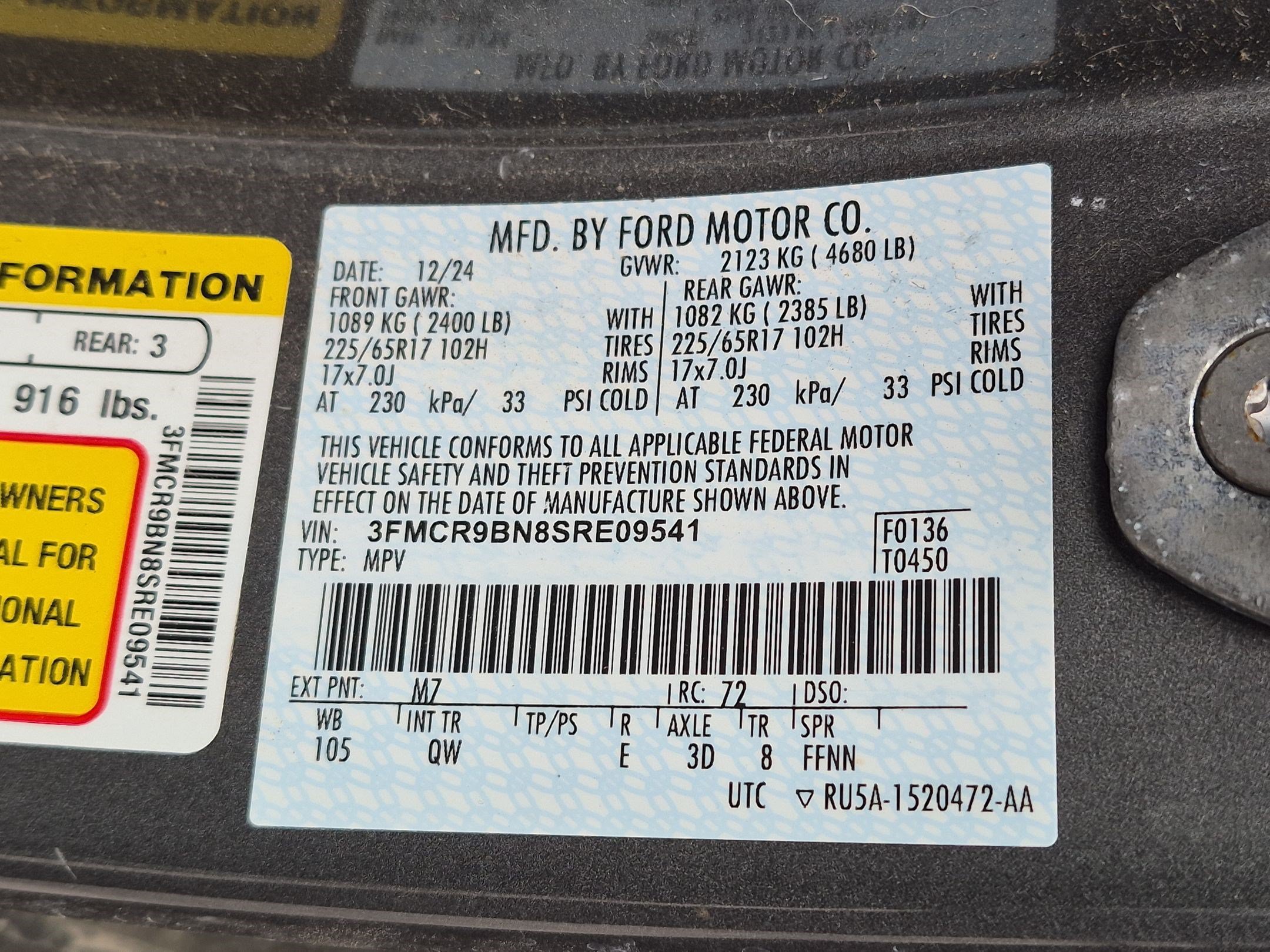 Used 2025 Ford Bronco Sport Big Bend AWD/4WD image 36