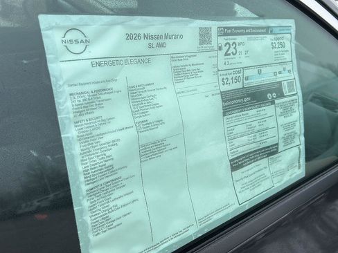 New 2026 Nissan Murano SL image 29
