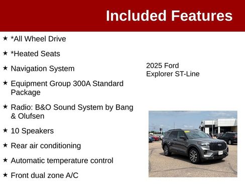 Used 2025 Ford Explorer ST-Line AWD/4WD image 3
