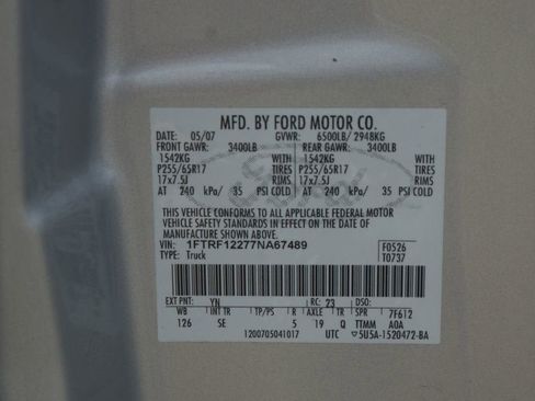 Used 2007 Ford F150 STX RWD image 15