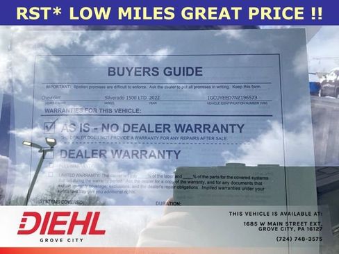 Used 2022 Chevrolet Silverado 1500 RST w/ Z71 Off-Road Package AWD/4WD image 16