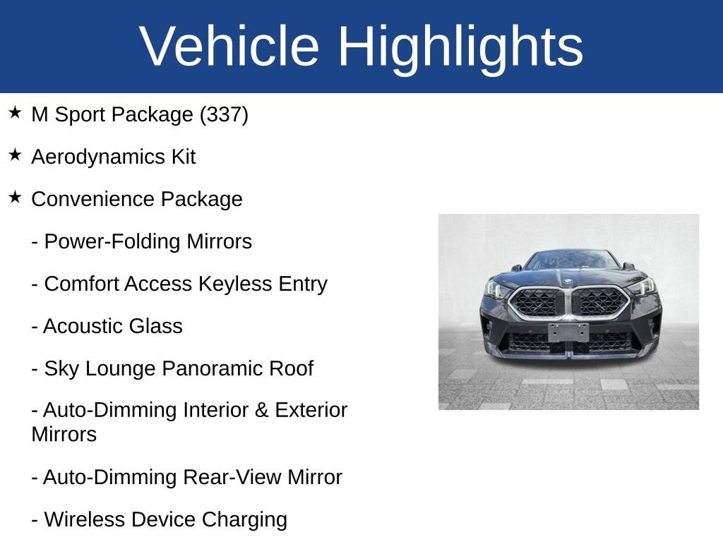 Used 2025 BMW X2 xDrive28i AWD/4WD image 3