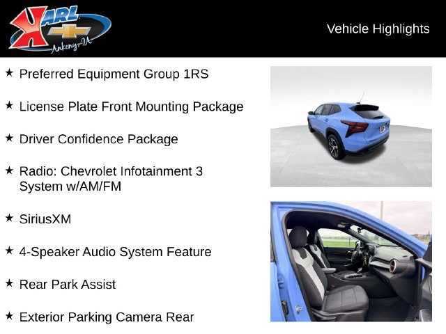 Certified 2024 Chevrolet Trax RS w/ Driver Confidence Package FWD image 2