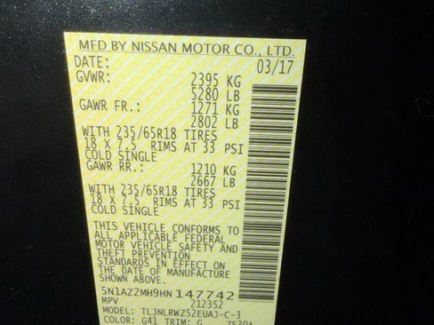 Used 2017 Nissan Murano SL w/ SL Technology Package image 74