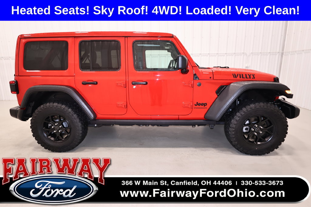 Used 2025 Jeep Wrangler Unlimited Sport AWD/4WD image 1