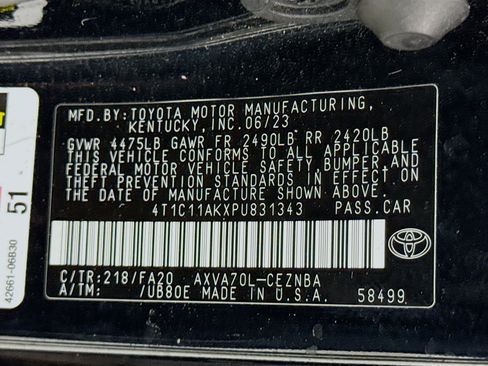 Used 2023 Toyota Camry LE image 28