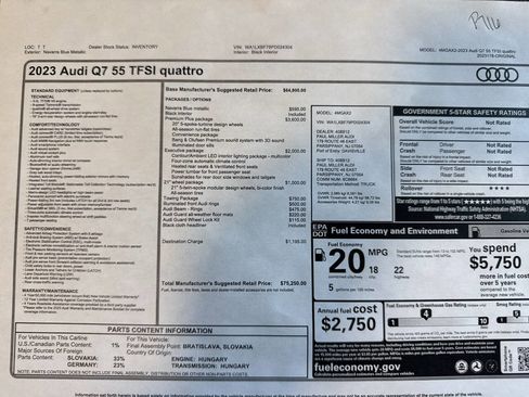 Used 2023 Audi Q7 3.0T Premium Plus w/ Premium Plus Package image 43