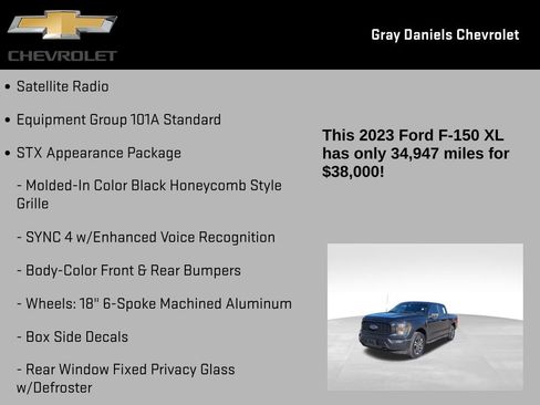 Used 2023 Ford F150 XL w/ STX Appearance Package image 12