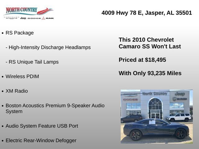 Used 2010 Chevrolet Camaro SS w/ RS Package RWD image 35