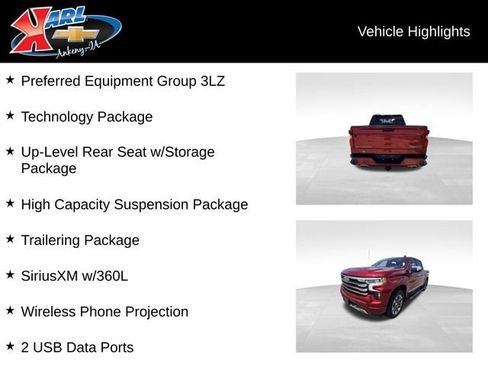 Certified 2023 Chevrolet Silverado 1500 High Country w/ Technology Package AWD/4WD image 2