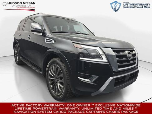 Used 2024 Nissan Armada Platinum w/ Captain's Chairs Package image 1