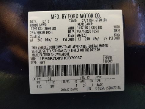 Used 2017 Ford Explorer XLT w/ Equipment Group 202A FWD image 33