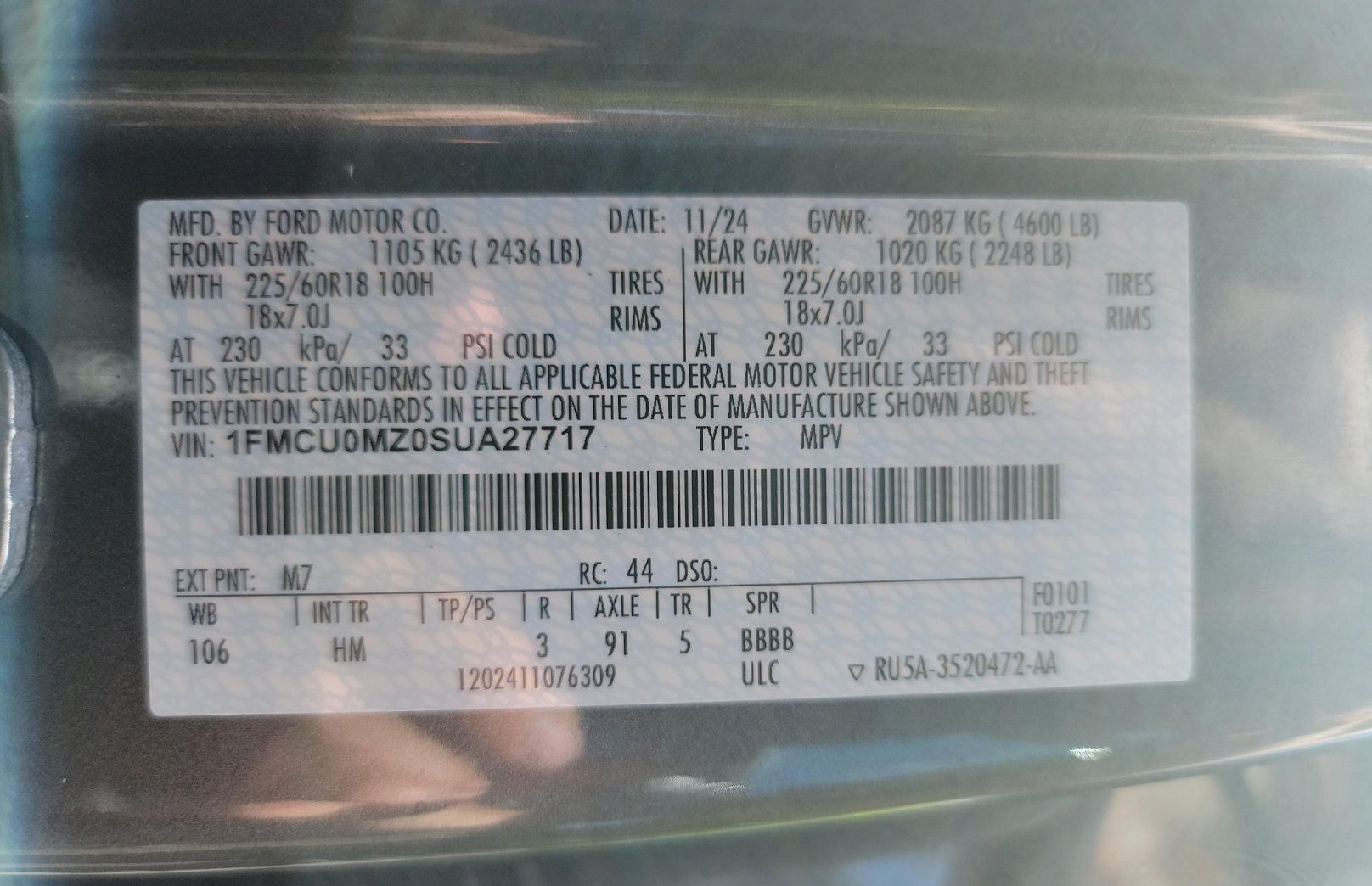 Used 2025 Ford Escape ST-Line w/ Equipment Group 301A FWD image 14