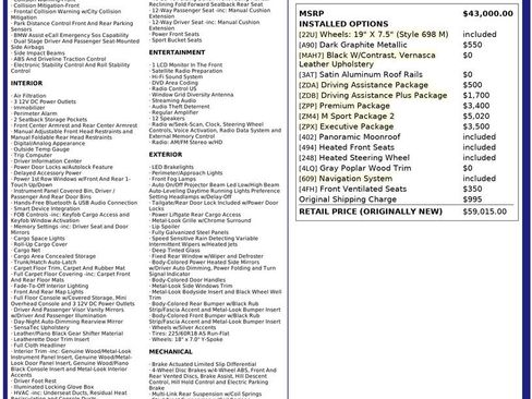 Used 2019 BMW X3 xDrive30i w/ M Sport Package 2 image 29