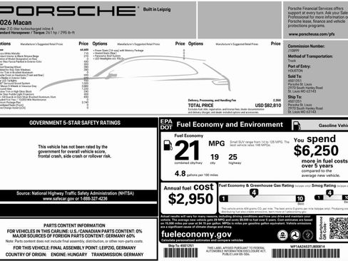 Certified 2026 Porsche Macan AWD/4WD image 39