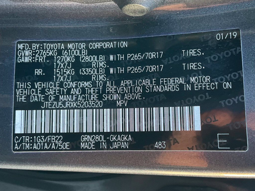 Used 2019 Toyota 4Runner SR5 RWD image 48
