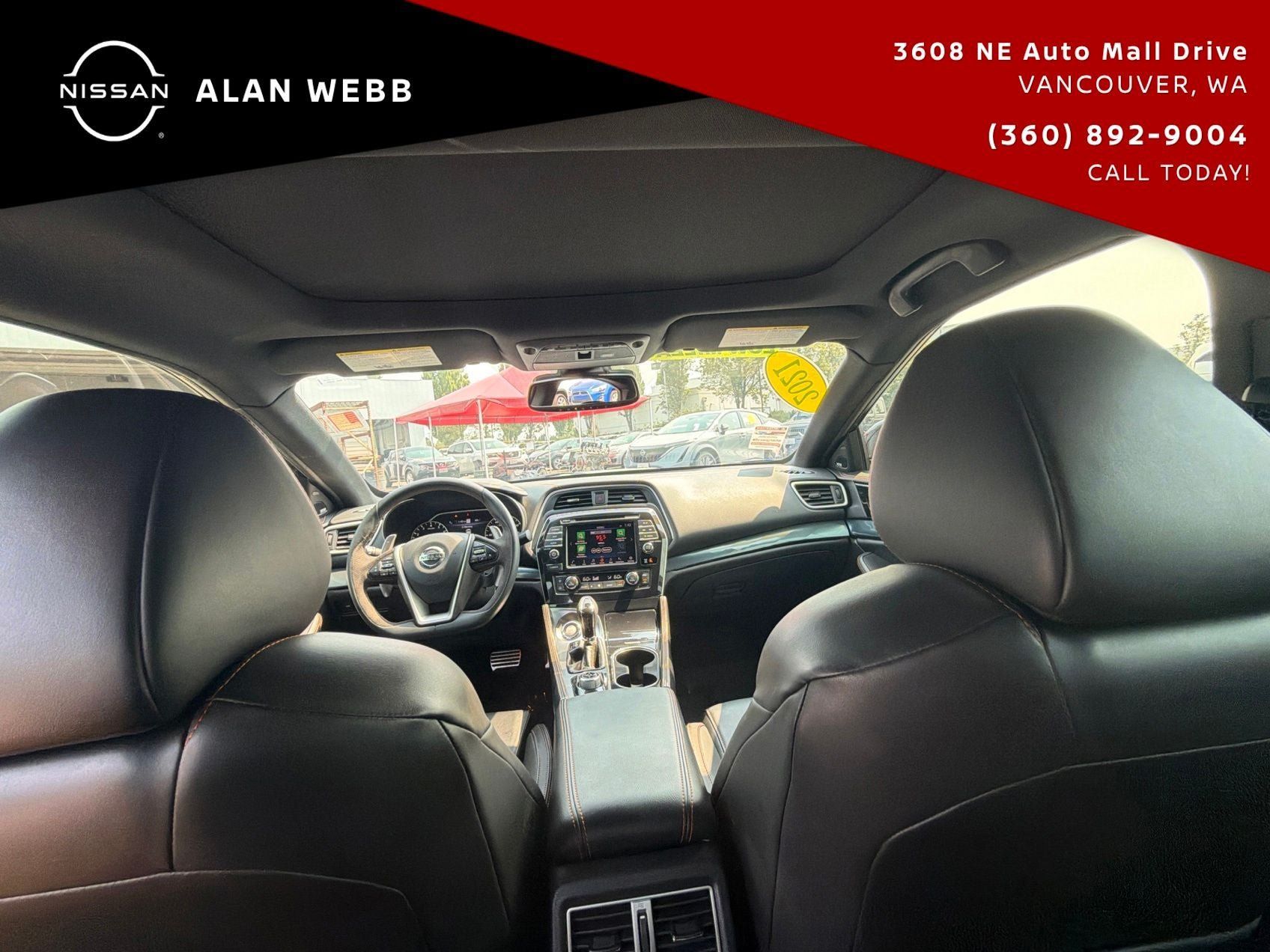 Used 2021 Nissan Maxima SR w/ Sport Mat Group FWD image 26