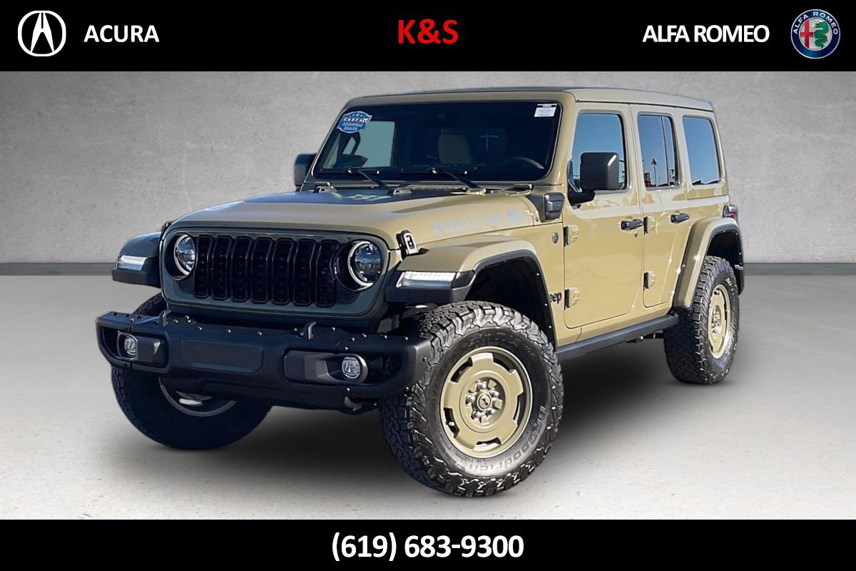 Used 2025 Jeep Wrangler Unlimited Sport S 4xe AWD/4WD image 1