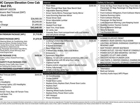 Used 2023 GMC Canyon Elevation w/ Elevation Premium Package image 39