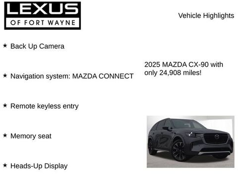 Used 2025 MAZDA CX-90 3.3 Turbo w/ Premium Sport Pkg AWD/4WD image 7
