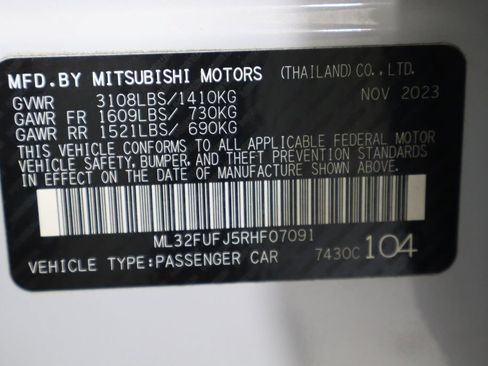 Used 2024 Mitsubishi Mirage G4 Black Edition FWD image 29
