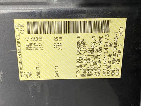 Used 2010 Nissan Altima 2.5 SL w/ SL Pkg image 23