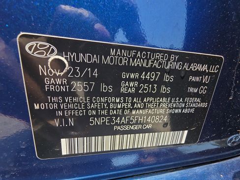 Used 2015 Hyundai Sonata Sport w/ Option Group 04 FWD image 35