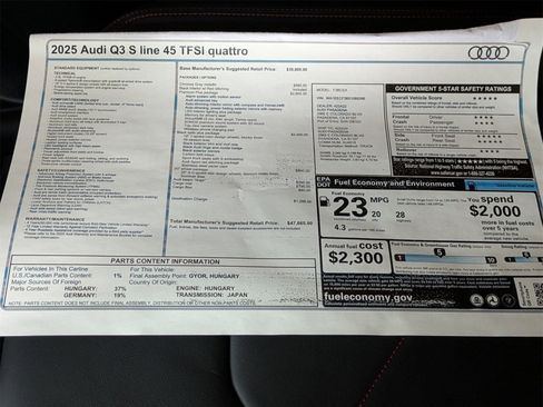 New 2025 Audi Q3 2.0T Premium Plus image 18