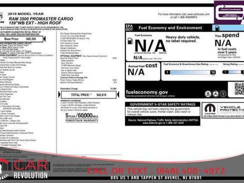 Used 2019 RAM ProMaster 3500 image 22