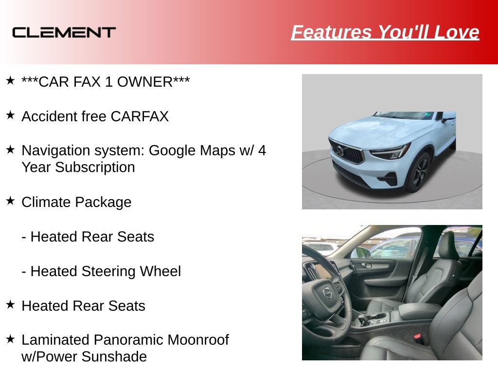 Used 2025 Volvo XC40 B5 Core AWD/4WD image 8