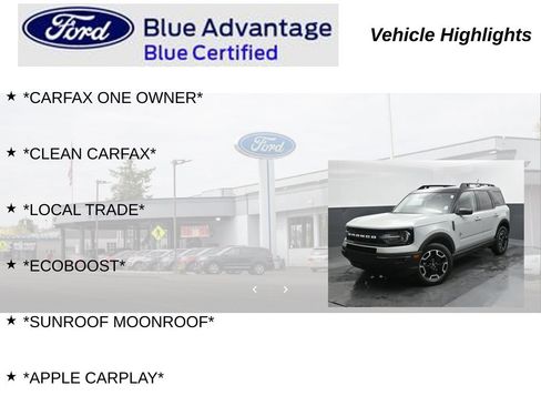 Used 2022 Ford Bronco Sport Outer Banks w/ Tech Package AWD/4WD image 9