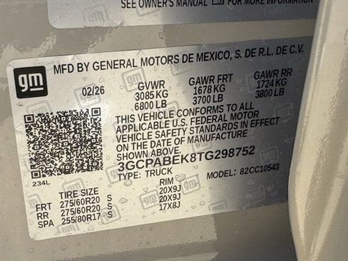 New 2026 Chevrolet Silverado 1500 Custom image 25