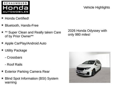 Used 2026 Honda Odyssey EX-L image 14