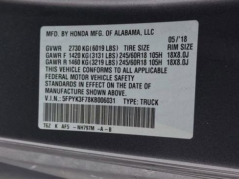 Used 2019 Honda Ridgeline RTL-E image 29