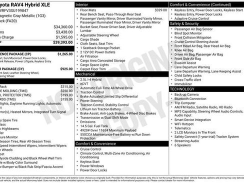 Used 2025 Toyota RAV4 XLE w/ Convenience Package AWD/4WD image 30