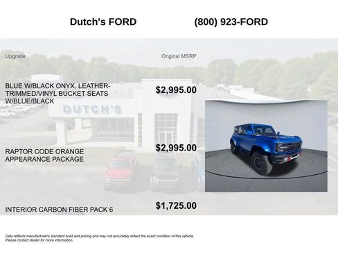 Used 2024 Ford Bronco Raptor AWD/4WD image 6