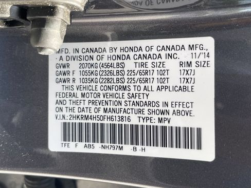 Used 2015 Honda CR-V EX image 14
