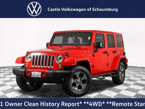 Used 2017 Jeep Wrangler Unlimited Sahara w/ Connectivity Group AWD/4WD image 1