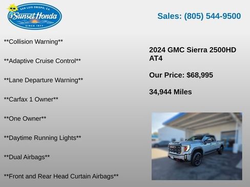 Used 2024 GMC Sierra 2500 AT4 w/ AT4 Premium Plus Package AWD/4WD image 6