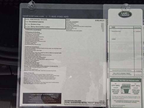 New 2026 Land Rover Defender 110 OCTA AWD/4WD image 36