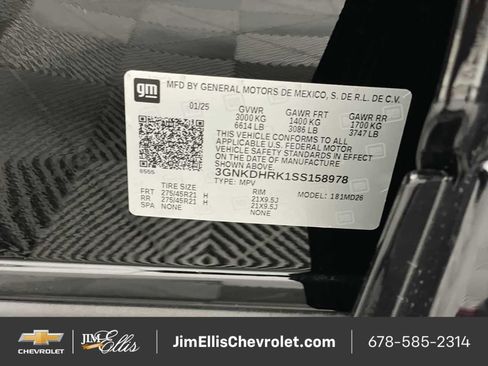 New 2025 Chevrolet Blazer EV RS image 66