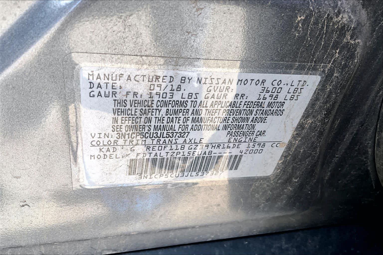 Used 2018 Nissan Kicks SR w/ Exterior Package FWD image 31