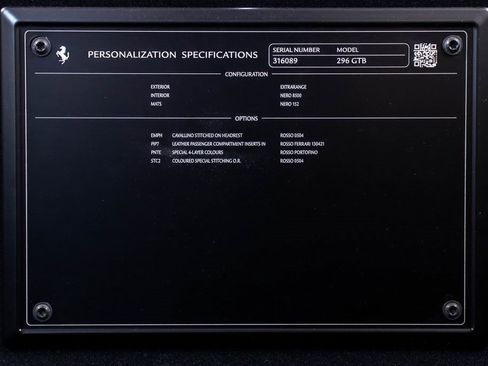 Certified 2025 Ferrari 296 GTB image 57