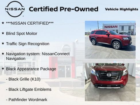 Used 2023 Nissan Pathfinder SL w/ Black Appearance Package AWD/4WD image 10