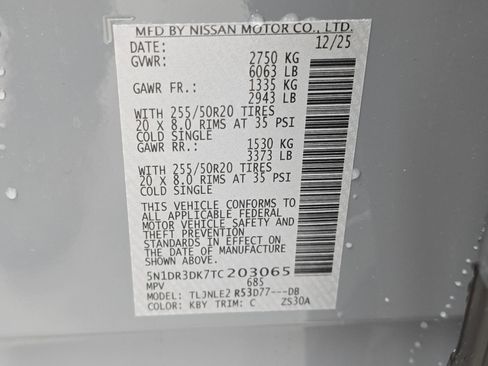 New 2026 Nissan Pathfinder Platinum image 37