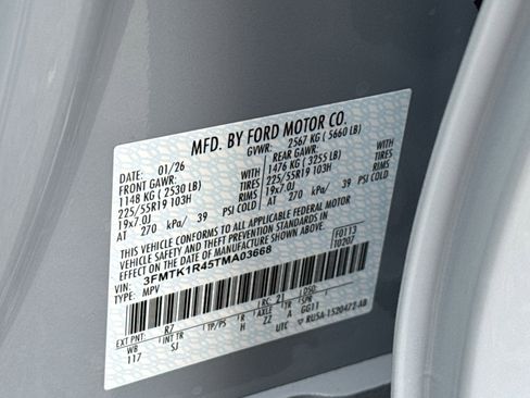 New 2026 Ford Mustang Mach-E Select w/ Comfort Package RWD image 31